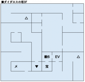 女神転生1攻略_ダイダロスの塔_3F